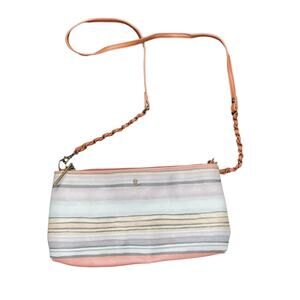 Elliott Lucca Pastel Multicolored Striped Crossbody Purse Women's Bag